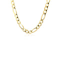 10K Yellow Gold Solid Figaro Chain