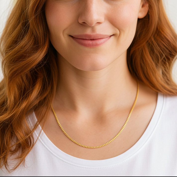 14k Yellow Gold Classic Box Chain