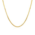 14k Yellow Gold Classic Box Chain