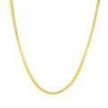14k Yellow Gold Semi Solid Box Chain