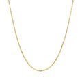 18k Yellow Gold Diamond Cut Cable Link Chain