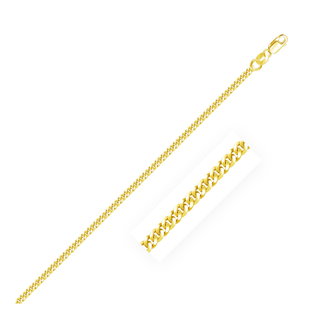 18k Yellow Gold Gourmette Chain