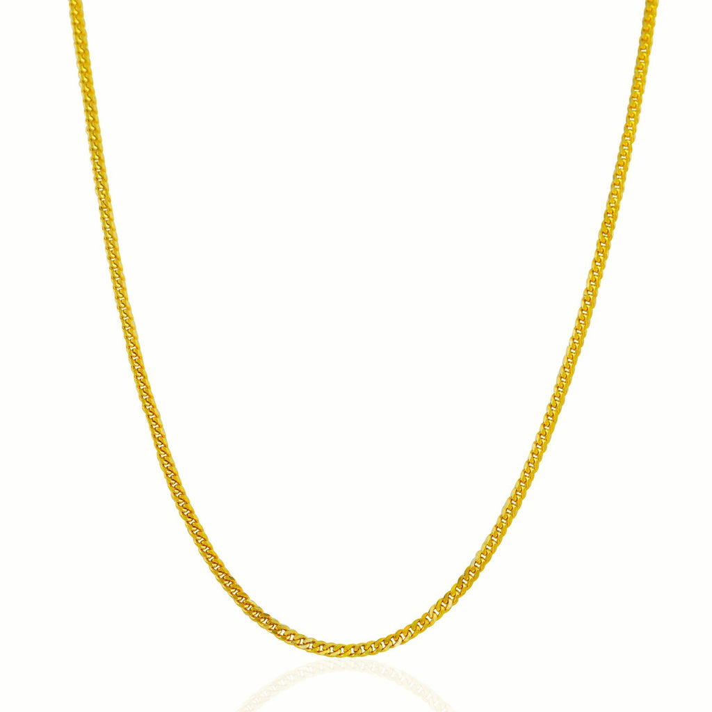 18k Yellow Gold Gourmette Chain