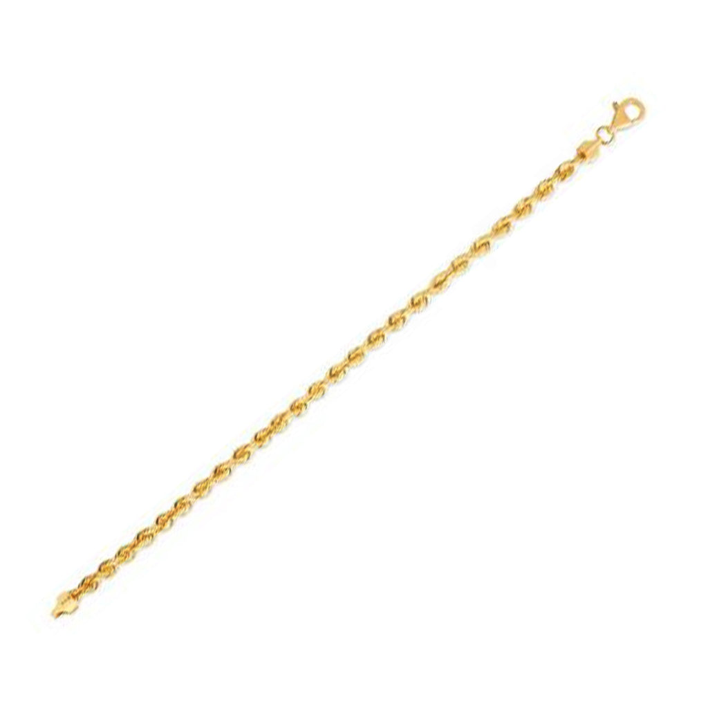 14k Yellow Gold Light Rope Chain