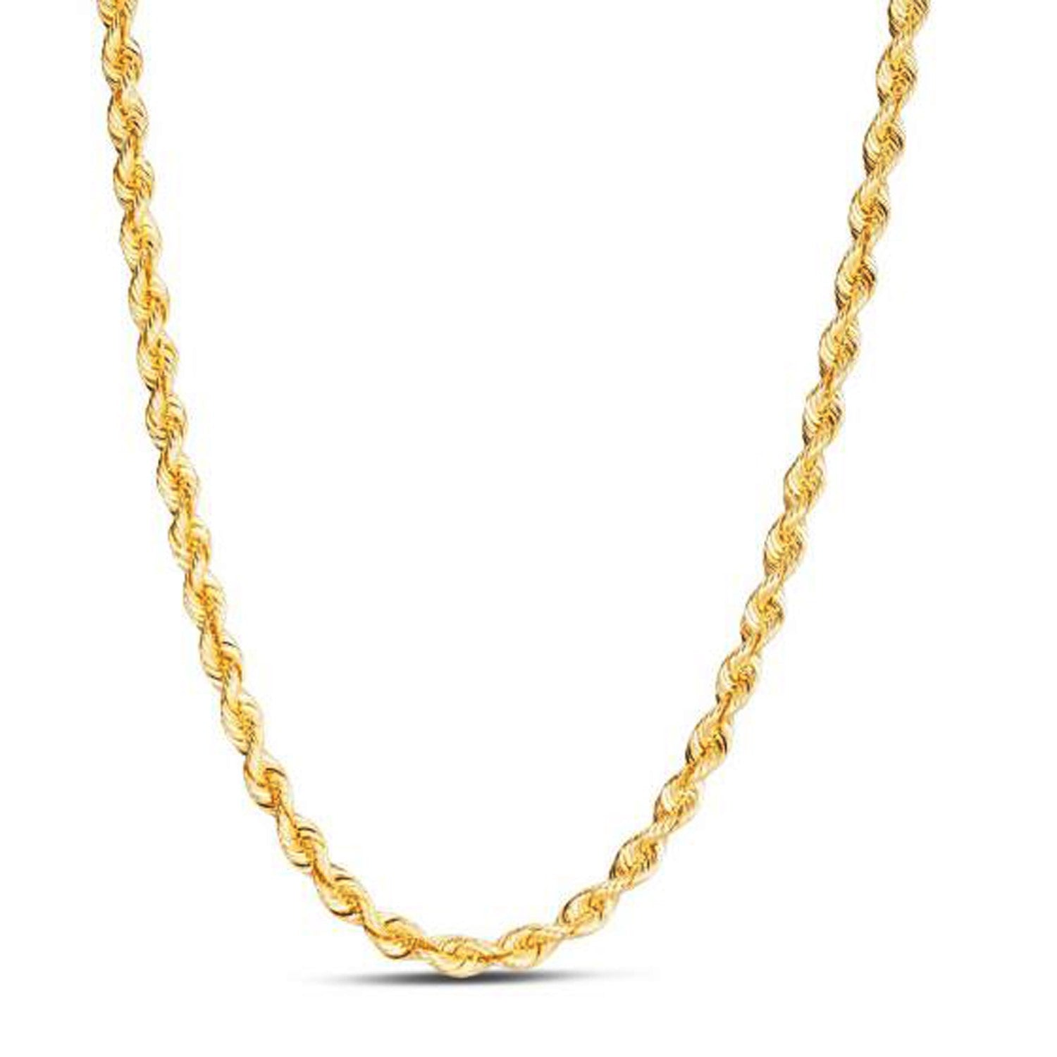 14k Yellow Gold Light Rope Chain