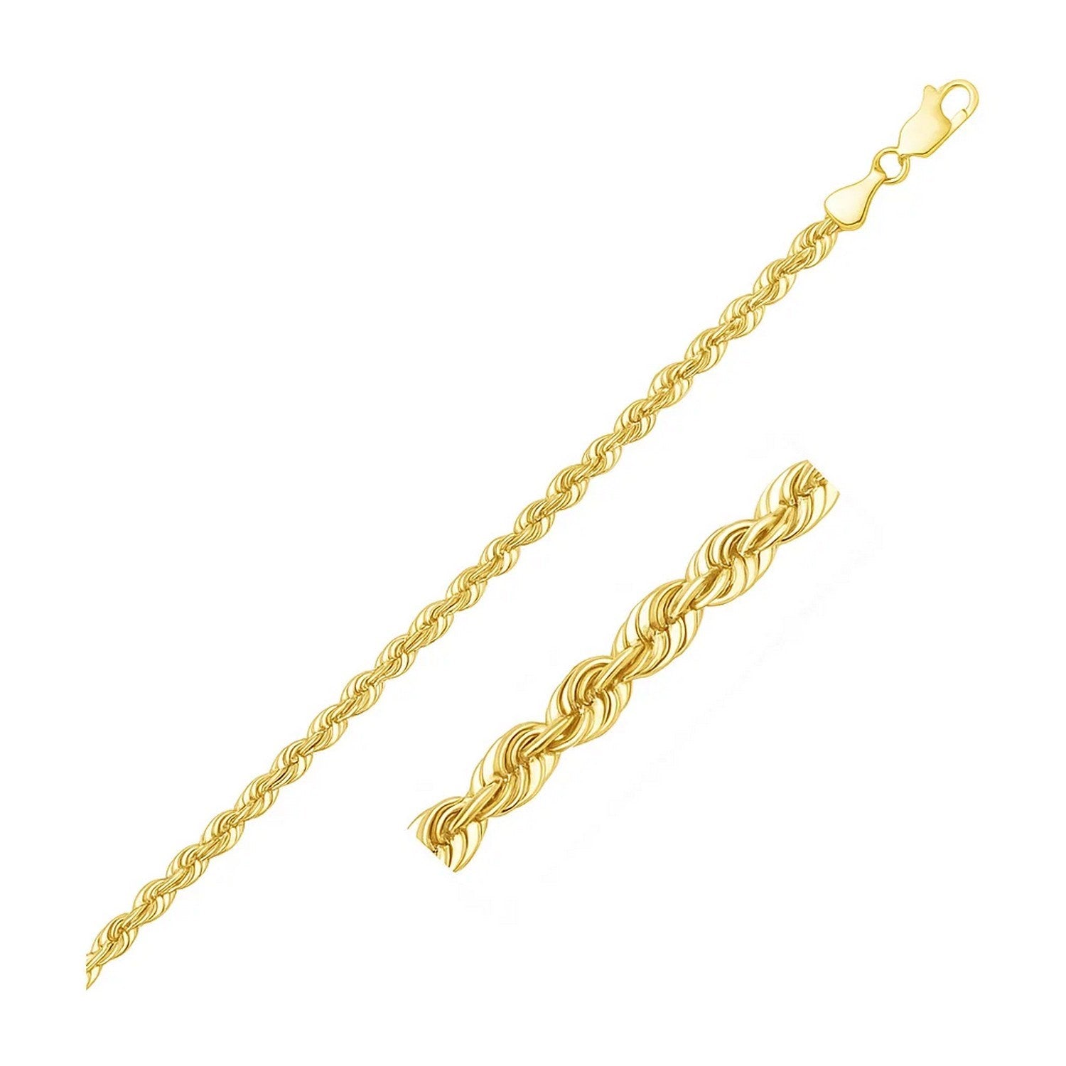 14k Yellow Gold Light Rope Chain