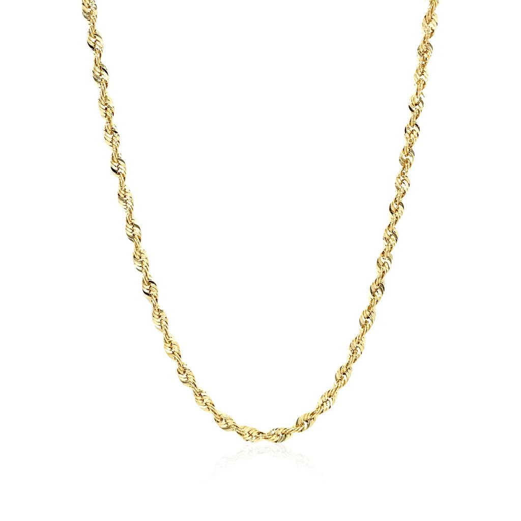 14k Yellow Gold Light Rope Chain