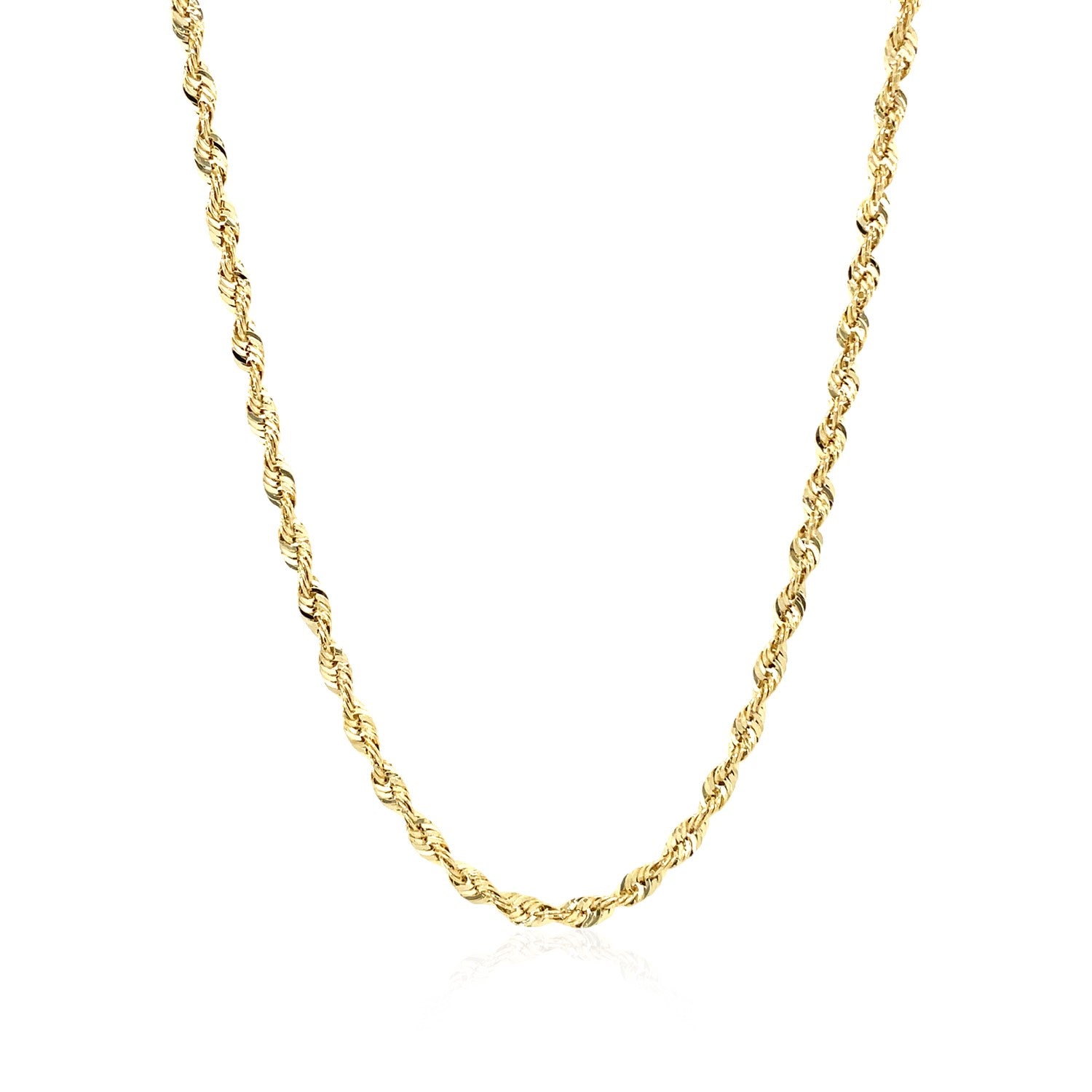 14k Yellow Gold Light Rope Chain