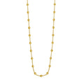 Layering Saturn Bead Necklace in 14K Yellow Gold