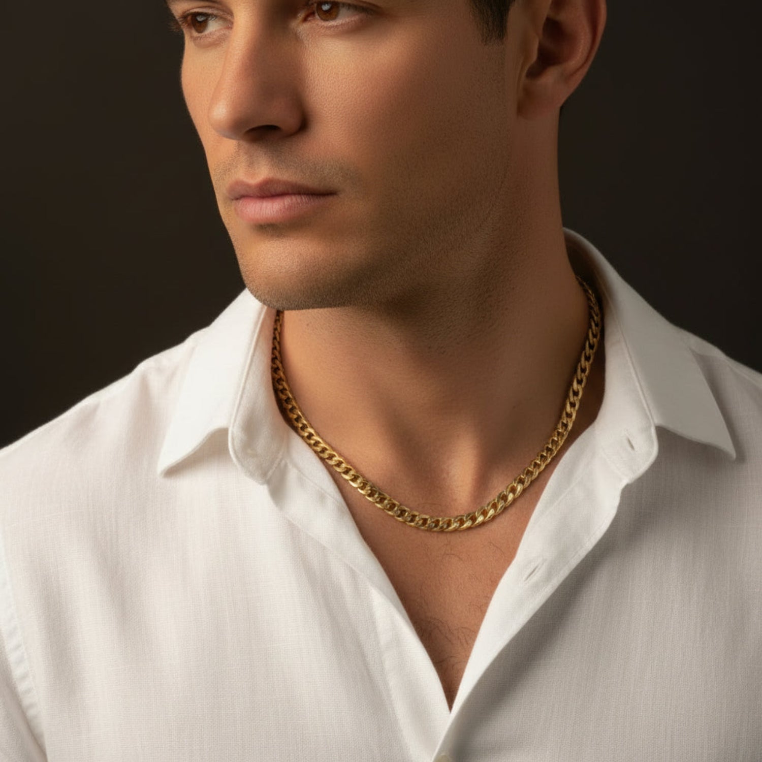 10k Yellow Gold Curb Chain