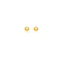 10k Yellow Gold Ball Style Stud Earrings