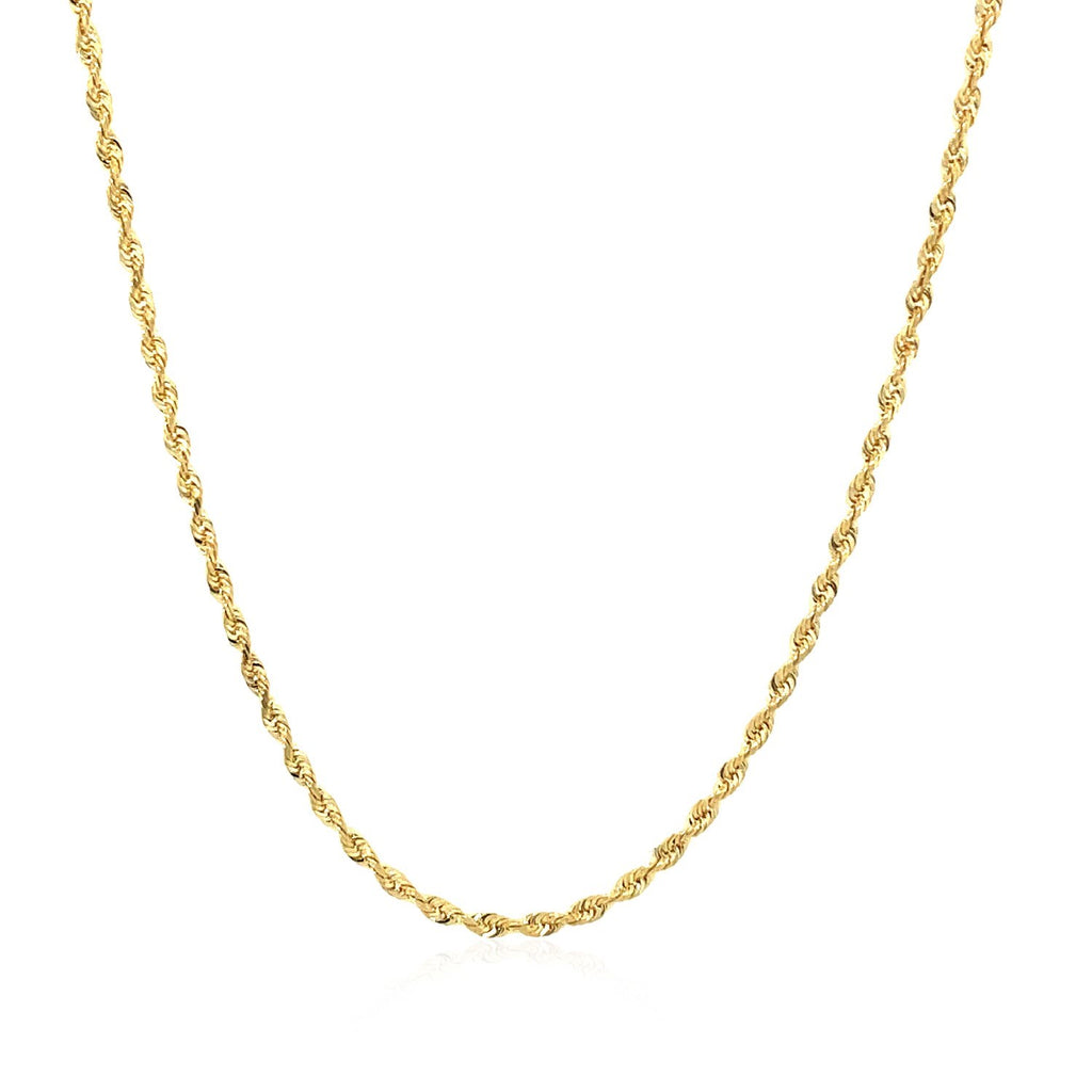 14k Yellow Gold Light Rope Chain
