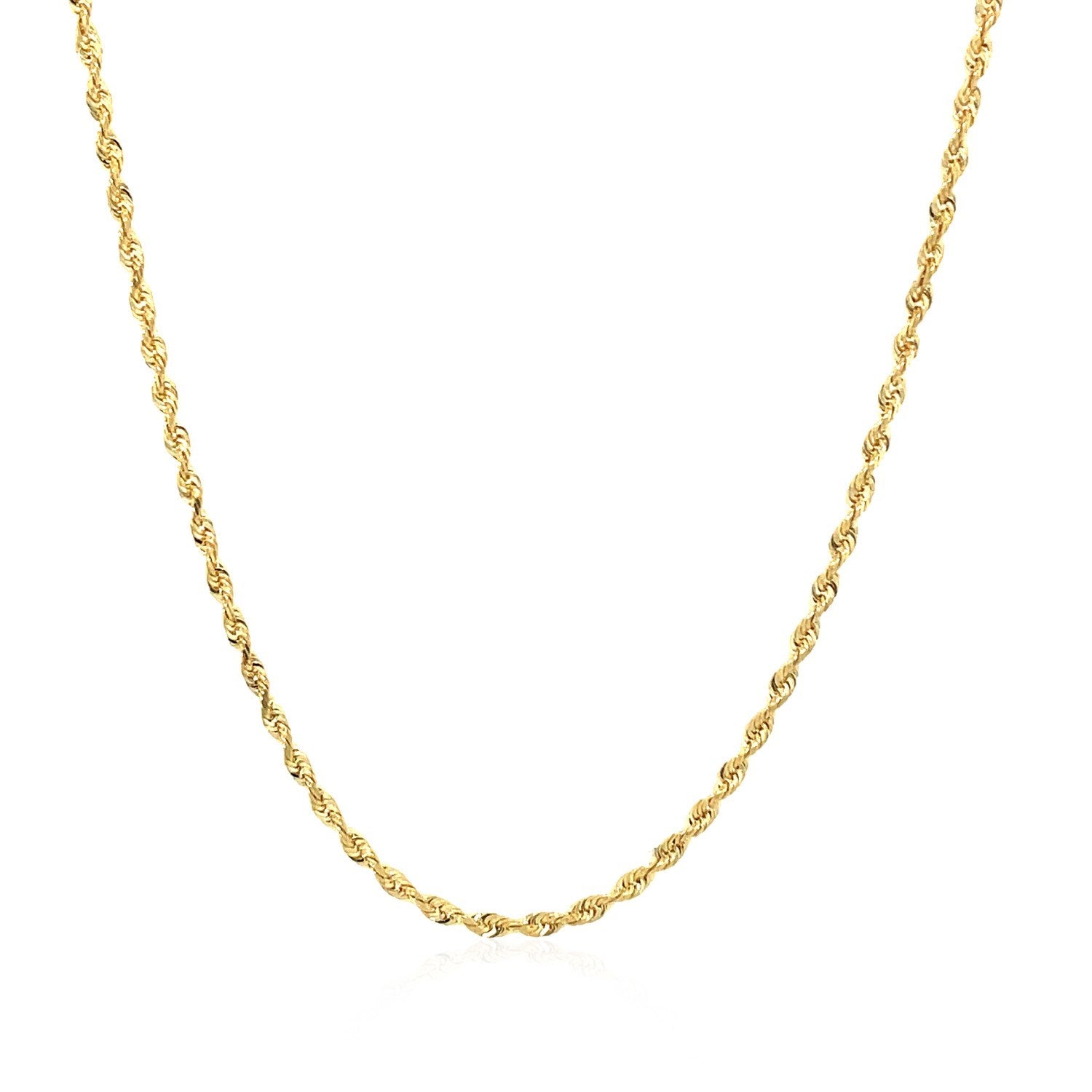 14k Yellow Gold Light Rope Chain