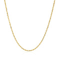 10k Yellow Gold Solid Diamond Cut Rope Chain