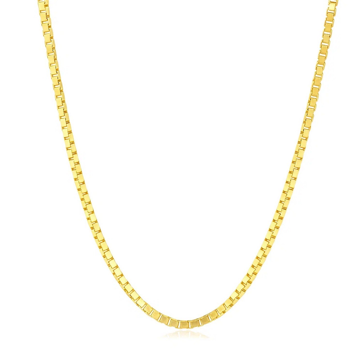 14K Yellow Gold Classic Box Chain