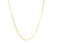 Cadena Delicada de Oro Amarillo 18K con Corte Diamantado – 1.10 mm