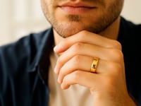 Argolla de Matrimonio en Oro Amarillo 14k (6.00 mm) — Ajuste Cómodo