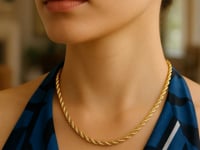14k Yellow Gold Light Rope Chain